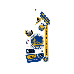 Galaxy S26 Clear Case (MagSafe 兼容)  NBA 拼貼系列-金州勇士 Golden State Warriors - Collage
