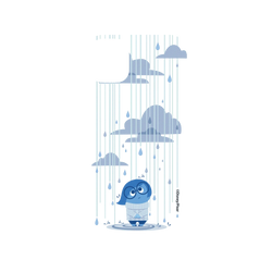 犀牛盾Mod NX手機殼 - iPhone 11 - 【聯名設計款】 - 迪士尼-皮克斯 PIXAR - 腦筋急轉彎 - 憂憂
