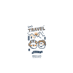 iPhone 7 Plus / 8 Plus Mod NX Backplate  懶散兔與啾先生 Let's travel