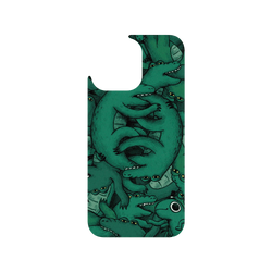 犀牛盾Clear Case防摔背蓋手機殼 - iPhone 15 Pro Max - 【聯名設計款】 - 怪奇事物所 Incrediville - 肥尾鱷魚密集恐懼症
