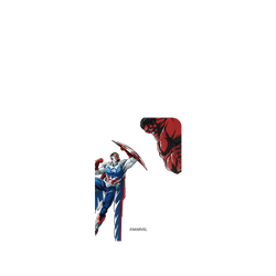 犀牛盾SolidSuit手機殼 - ASUS Zenfone 8 Flip - 【聯名設計款】 - 迪士尼-漫威 Marvel - 漫威系列 - 美國隊長 – 翱翔天際