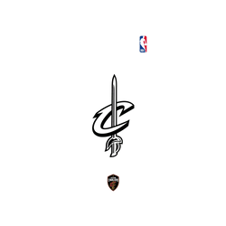 iPhone XS Max Mod NX  NBA B&W-克里夫蘭騎士 Cleveland Cavaliers B&W