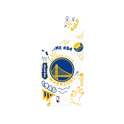 Galaxy S25 Ultra Clear Case (MagSafe 兼容)  NBA 塗鴉系列-金州勇士 Golden State Warriors - Graffiti