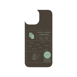 犀牛盾SolidSuit手機殼 - iPhone 13 mini - 【聯名設計款】 - No Reason - write&draw something