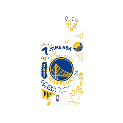 iPhone 14 Pro Clear Case (MagSafe 兼容)  NBA 塗鴉系列-金州勇士 Golden State Warriors - Graffiti
