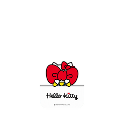 iPhone 15 Pro Max Clear Case (MagSafe 兼容)  Hello Kitty 遮臉系列-大大蝴蝶結