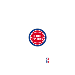 iPhone 16e Clear Case (MagSafe 兼容)  NBA Logo-底特律活塞 Detroit Pistons