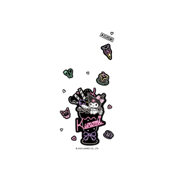 犀牛盾Clear 防摔背蓋手機殼 - iPhone 16 - 【聯名設計款】 - 三麗鷗-酷洛米 Kuromi - 大快朵頤