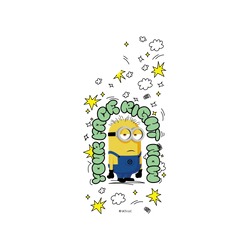 犀牛盾Clear (MagSafe 兼容)防摔背蓋手機殼 - iPhone 13 - 【聯名設計款】 - Minions - Minions - Your Face Right Now