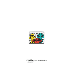 犀牛盾Clear 防摔背蓋手機殼 - iPhone 17e - 【聯名設計款】 - Keith Haring - See No Evil, Hear No Evil, Speak No Evil