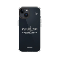 犀牛盾Clear Case防摔背蓋手機殼 - iPhone 14 - 【聯名設計款】 - WISDOM - WISESILVER