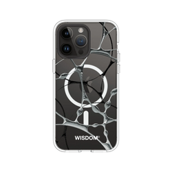犀牛盾Clear (MagSafe 兼容)防摔背蓋手機殼 - iPhone 14 Pro Max - 【聯名設計款】 - WISDOM - SILK