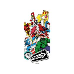 犀牛盾SolidSuit手機殼 - iPhone XS Max - 【聯名設計款】 - 迪士尼-漫威 Marvel - 漫威英雄-美式貼紙系列