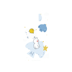 iPhone 14 Pro Clear  懶散兔與啾先生 Fly Freely