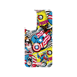 犀牛盾SolidSuit手機殼 - Samsung Galaxy S23 FE - 【聯名設計款】 - 迪士尼-漫威 Marvel - 美國隊長-漫畫風格