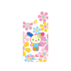 iPhone 16 Plus Clear (相機按鈕)  花小兔 刺繡花朵