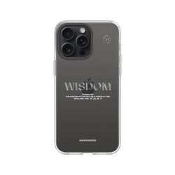 犀牛盾Clear Case防摔背蓋手機殼 - iPhone 15 Pro Max - 【聯名設計款】 - WISDOM - WISESILVER