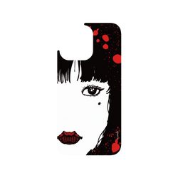 iPhone 14 Pro Max Clear Case (MagSafe 兼容)  Junji Ito 伊藤潤二驚選集 抽色設計款 - 富江