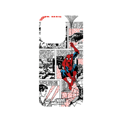 犀牛盾SolidSuit手機殼 - iPhone 14 Pro - 【聯名設計款】 - 迪士尼-漫威 Marvel - 蜘蛛人-漫畫風格