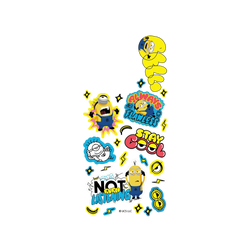犀牛盾Clear 防摔背蓋手機殼 - iPhone 14 Pro - 【聯名設計款】 - Minions - Minions - Graffiti