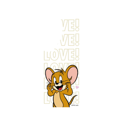 Samsung Galaxy S26 犀牛盾AirX聯名設計款防摔背蓋手機殼 湯姆貓與傑利鼠 Tom and Jerry - 傑利鼠愛心