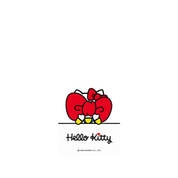 Galaxy S26+ Clear Case (MagSafe 兼容)  Hello Kitty 遮臉系列-大大蝴蝶結