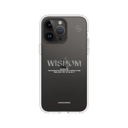 犀牛盾Clear Case防摔背蓋手機殼 - iPhone 14 Pro Max - 【聯名設計款】 - WISDOM - WISESILVER