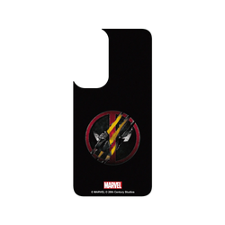 犀牛盾SolidSuit手機殼 - Samsung Galaxy S23+ - 【聯名設計款】 - 迪士尼-漫威 Marvel - 死侍與金鋼狼-Logo
