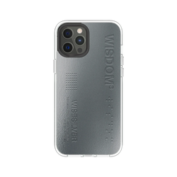 犀牛盾Clear Case防摔背蓋手機殼 - iPhone 12 Pro Max - 【聯名設計款】 - WISDOM - SILVER TAG