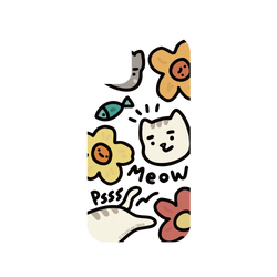 iPhone 11 Mod NX Backplate 小貓貓們 Little Cattos Meow&Flowers