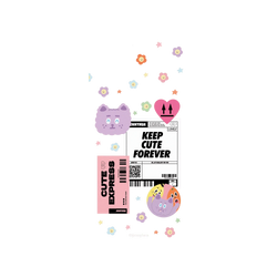 iPhone 14 Plus Clear Case (MagSafe 兼容)  煎妮花 JENNYHUA 煎妮花可愛快遞