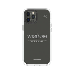 犀牛盾Clear Case防摔背蓋手機殼 - iPhone 12 Pro Max - 【聯名設計款】 - WISDOM - WISESILVER