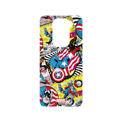 犀牛盾SolidSuit手機殼 - 紅米 Note 9 - 【聯名設計款】 - 迪士尼-漫威 Marvel - 美國隊長-漫畫風格