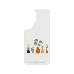 犀牛盾SolidX手機殼 - Samsung Galaxy S26 FE - 【聯名設計款】 - I Love Doodle - Cat and Plant - 花瓶