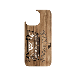 iPhone 15 Pro Max Clear Case (MagSafe 兼容)  KID VINTAGE 旅行麵包車款