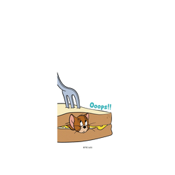 Galaxy S26 Plus Clear  湯姆貓與傑利鼠 Tom and Jerry - 傑利鼠夾心三明治