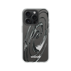 犀牛盾Clear Case防摔背蓋手機殼 - iPhone 15 Pro - 【聯名設計款】 - WISDOM - RIPPLE