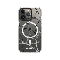 犀牛盾Clear (MagSafe 兼容)防摔背蓋手機殼 - iPhone 13 Pro - 【聯名設計款】 - WISDOM - SILK