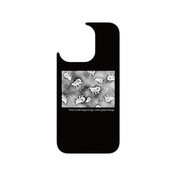 犀牛盾Clear Case防摔背蓋手機殼 - iPhone 15 Pro - 【聯名設計款】 - 怪奇事物所 Incrediville - 所長細胞群_黑