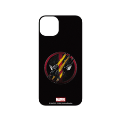 犀牛盾SolidSuit手機殼 - iPhone 14 Plus - 【聯名設計款】 - 迪士尼-漫威 Marvel - 死侍與金鋼狼-Logo