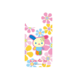 iPhone 14 Pro Clear (MagSafe 兼容)  花小兔 刺繡花朵