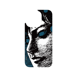 iPhone 15 Pro Clear Case (MagSafe 兼容)  Junji Ito 伊藤潤二驚選集 抽色設計款 - 十字路口的美少年