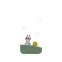 Pixel 9 SolidSuit  懶散兔與啾先生 煙火