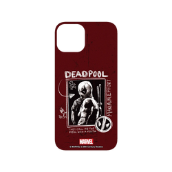 犀牛盾SolidSuit手機殼 - iPhone 14 - 【聯名設計款】 - 迪士尼-漫威 Marvel - 死侍-Deadpool 3 圖畫風