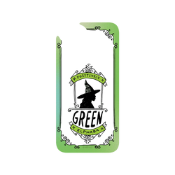 犀牛盾Clear (MagSafe 兼容)防摔背蓋手機殼 - iPhone 16e - 【聯名設計款】 - Wicked - 正向綠-艾法芭