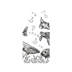 犀牛盾Mod NX手機殼 - iPhone XR - 【聯名設計款】 - MYMY REVERZ TATTOO - 海底世界