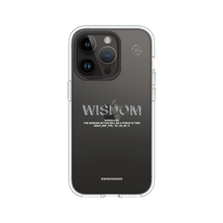 犀牛盾Clear Case防摔背蓋手機殼 - iPhone 14 Pro - 【聯名設計款】 - WISDOM - WISESILVER