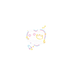 iPhone 14 Plus Mod NX  懶散兔與啾先生 霓虹燈