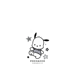 iPhone Air AirX  帕恰狗 POCHACCO 簡約黑灰白