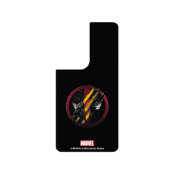 犀牛盾SolidSuit手機殼 - Samsung Galaxy S21 Ultra - 【聯名設計款】 - 迪士尼-漫威 Marvel - 死侍與金鋼狼-Logo